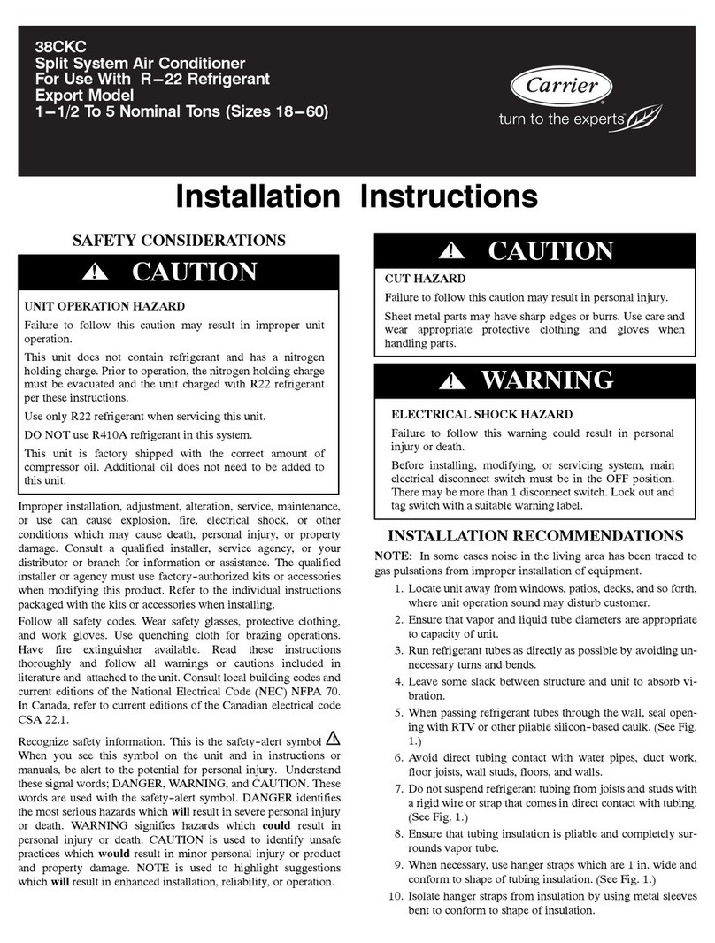 Carrier 38CKC User manual