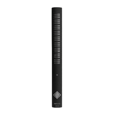 Neumann KMR 81 D operating manual