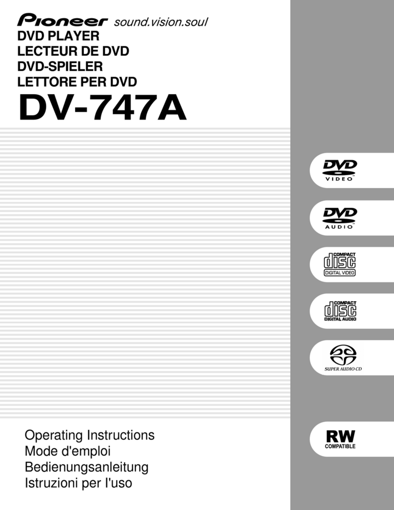 Pioneer DV-7474 User manual