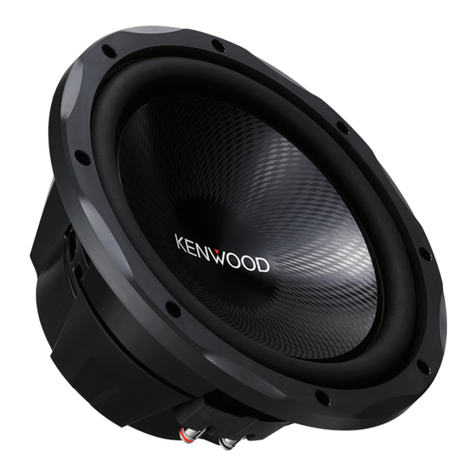 Kenwood KFC-W3013 User manual Kenwood KFC-W3013 User manual