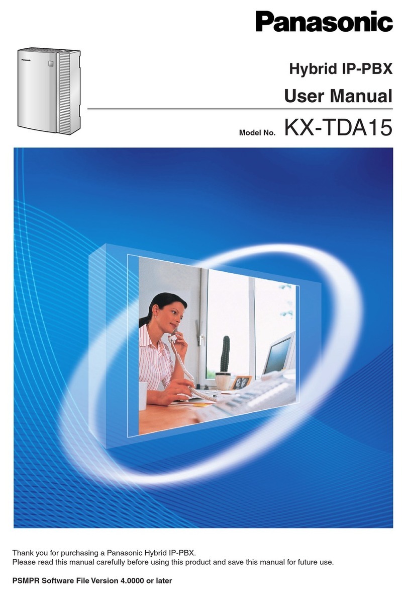 Panasonic KX-TDA15 user manual