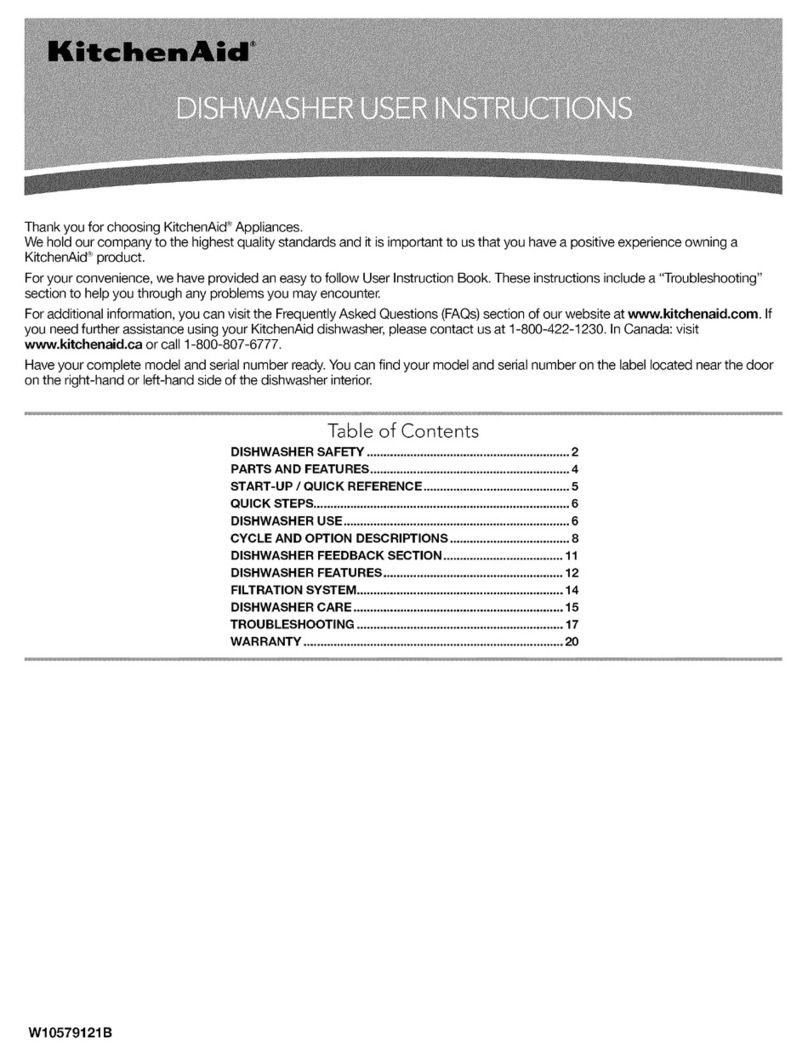 KitchenAid W10579121 B User manual