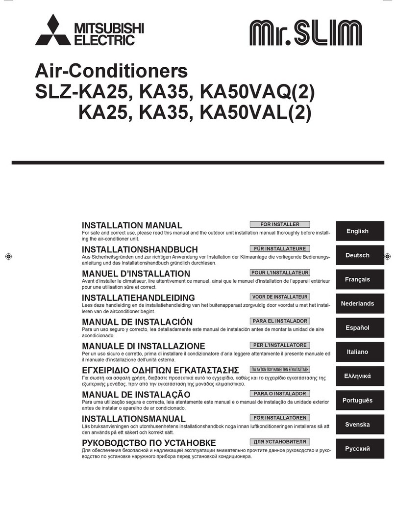 Mitsubishi SLZ-KA25 User manual