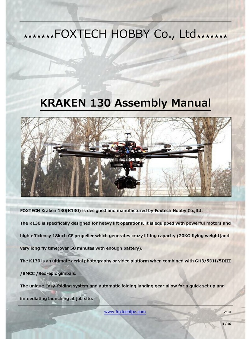 Foxtech KRAKEN 130 User manual