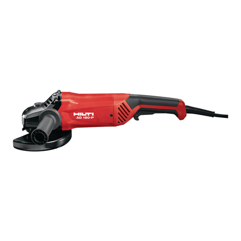 Hilti AG 180-20 (D/P) User manual