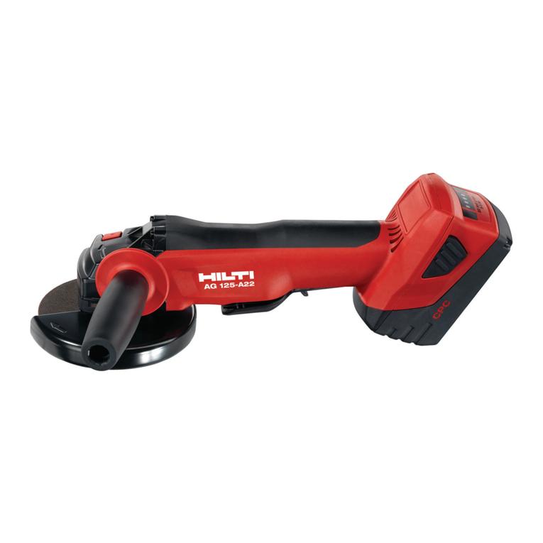 Hilti AG 125-A22 User manual