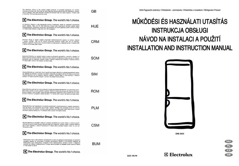 Electrolux ERB 3025 Quick guide