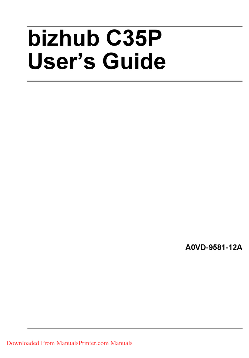 Konica Minolta bizhub C35P User manual