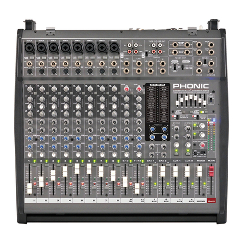 Phonic POWERPOD K-12 Servise manual