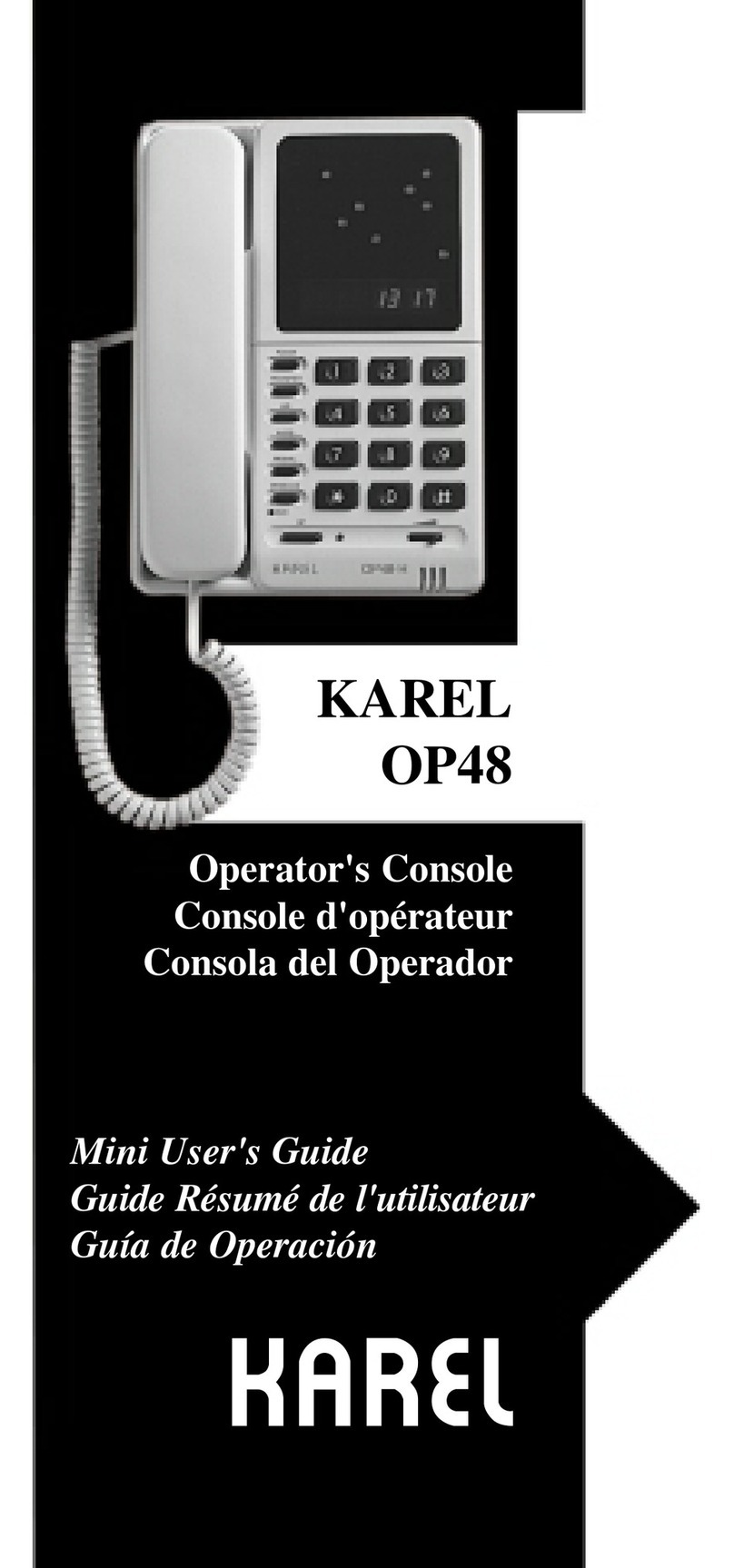 Karel OP48 user guide