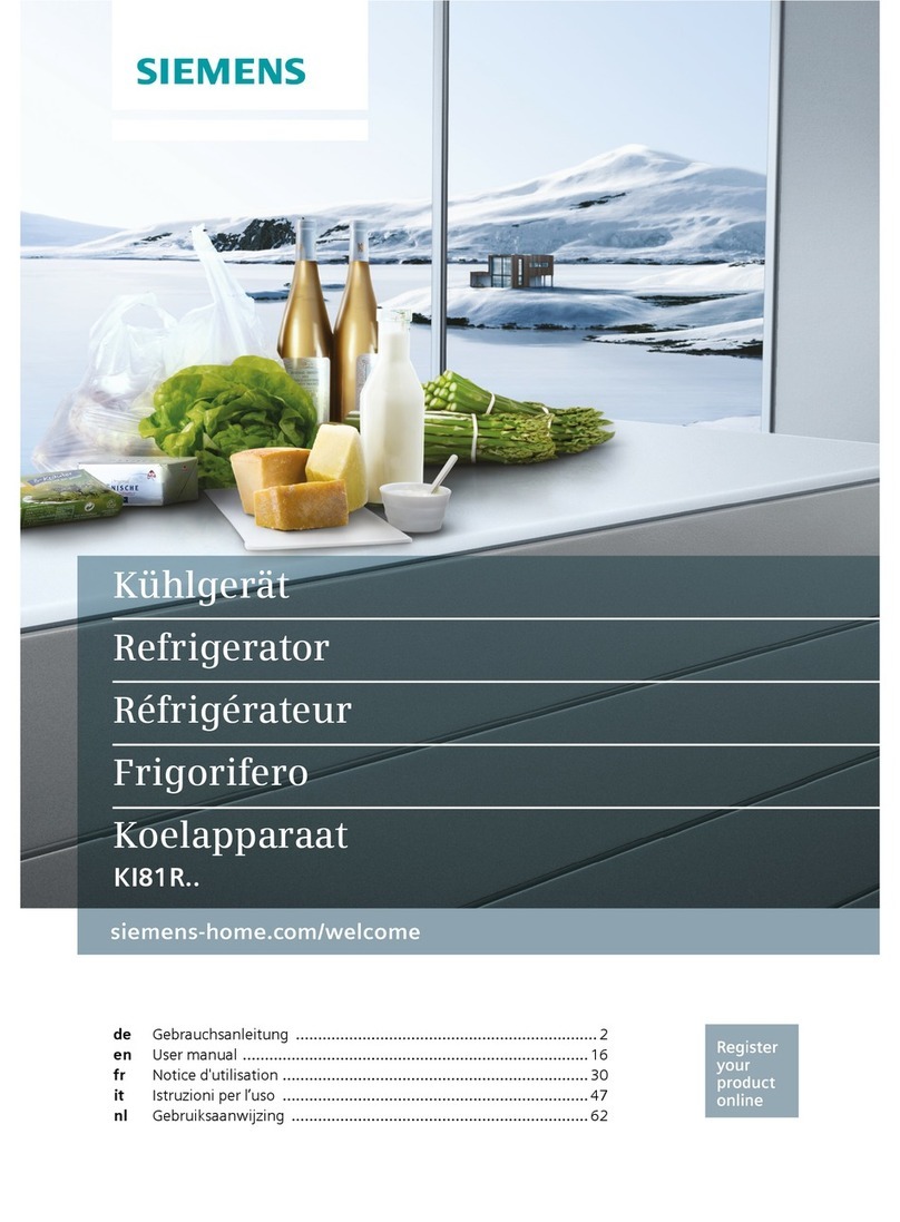 Siemens KI81R series User manual
