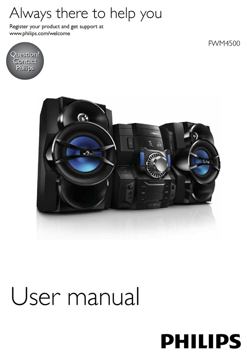 Philips FWM4500 user manual