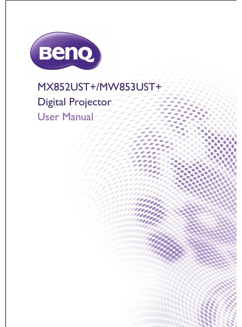 BenQ MX852UST+ User manual