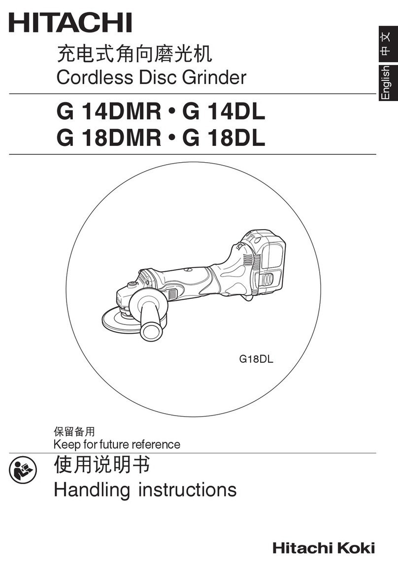 Hitachi G 14DMR User manual
