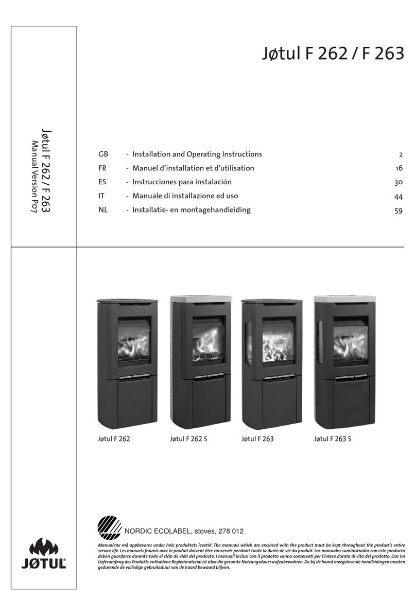 Jøtul F 262 User manual