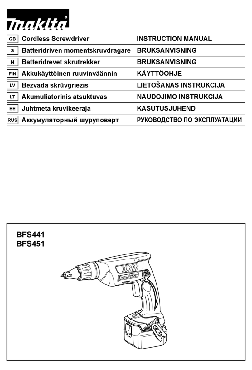 Makita BFS441 User manual