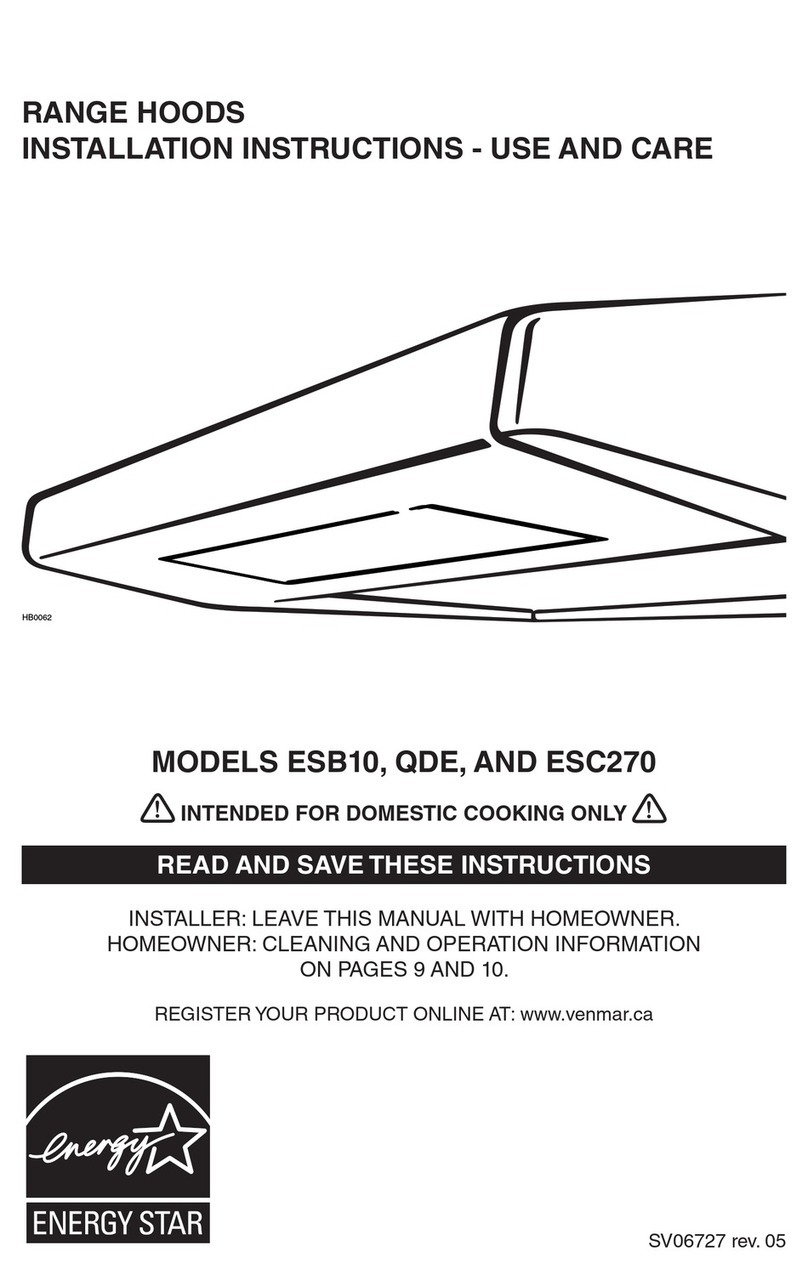 Broan ESB10 Assembly instructions