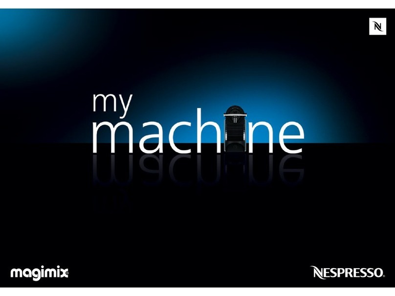 Nespresso Pixie M 110 instruction manual