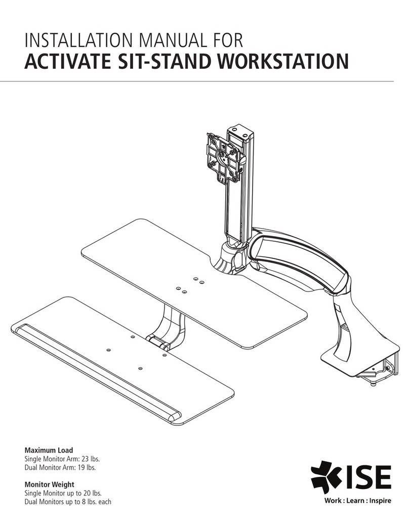 ISE Sit-Stand installation manual