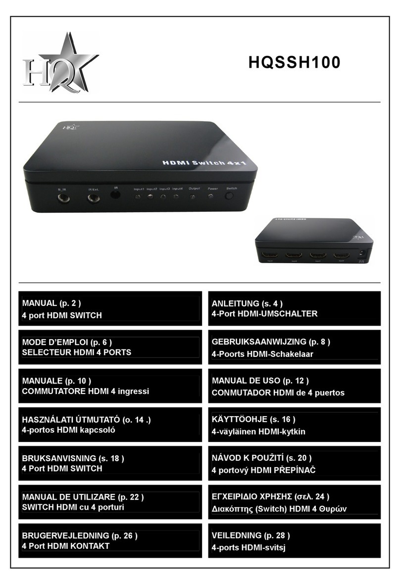 HQ HQSSH100 manual