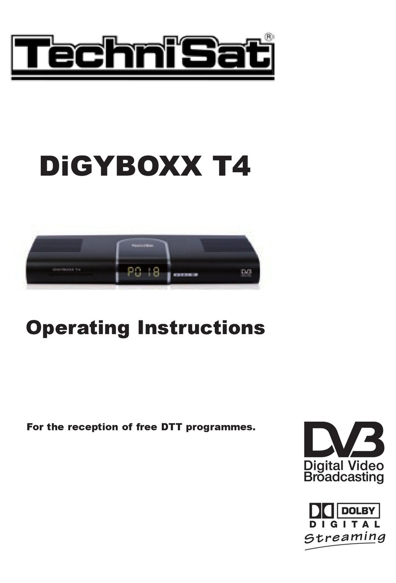 TechniSat DiGYBOXX T4 User manual