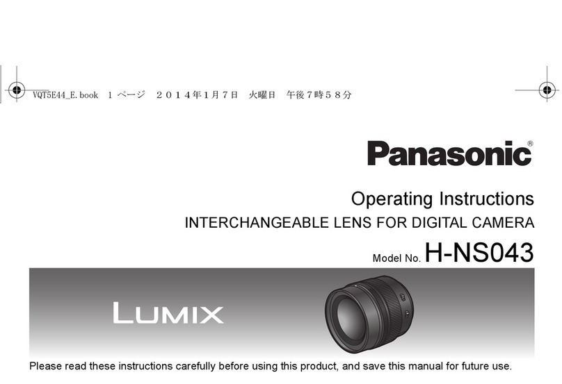 Panasonic H-NS043 User manual