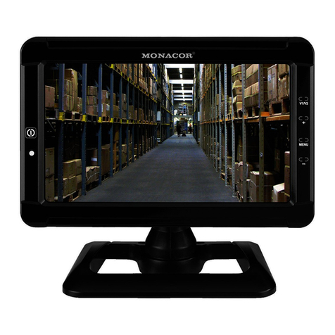 Monacor TVLCD-720COL User manual