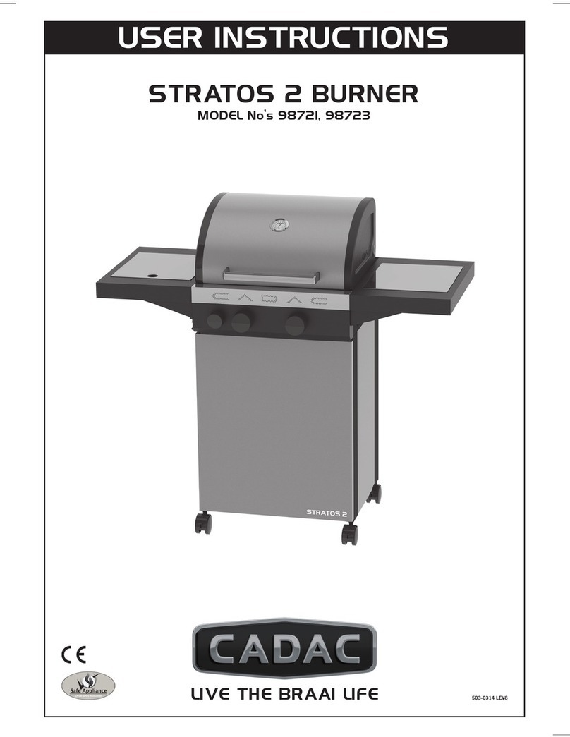 Cadac STRATOS 98721 User instructions