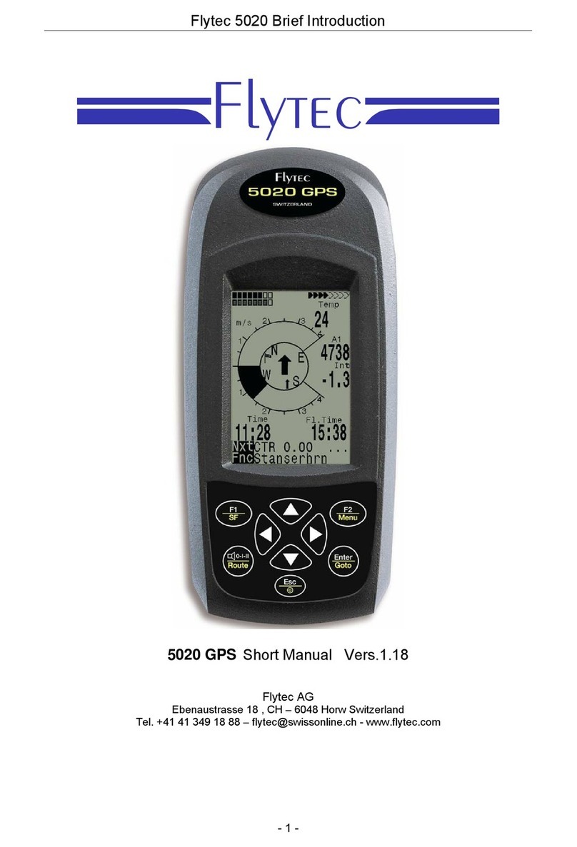 Flytec 5020 Short manual