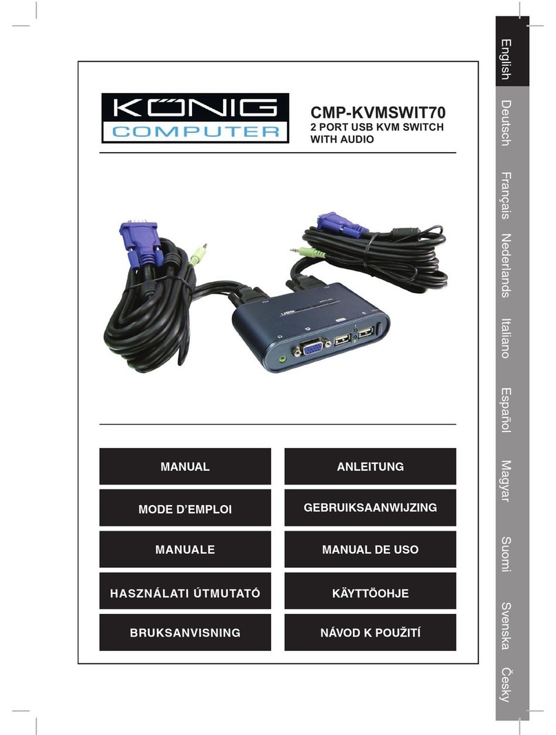 Konig CMP-KVMSWIT70 User manual