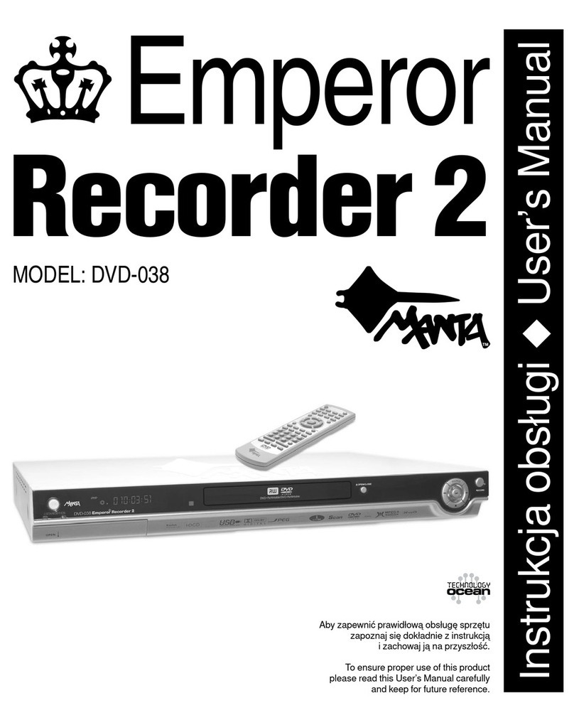 Emperor Recorder 2 DVD-038 user manual