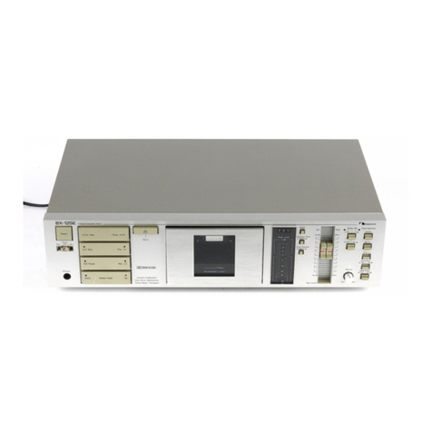 Nakamichi BX-125 User manual