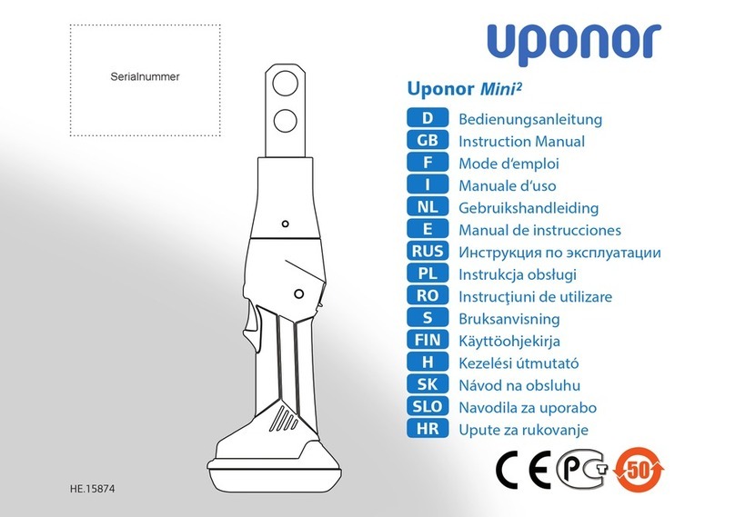 Uponor Mini2 instruction manual