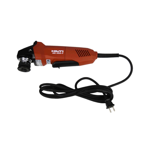 Hilti AG 450-7 (S/D) User manual