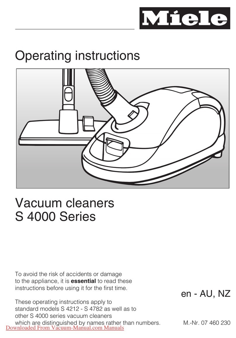 Miele S 4000 Series User manual