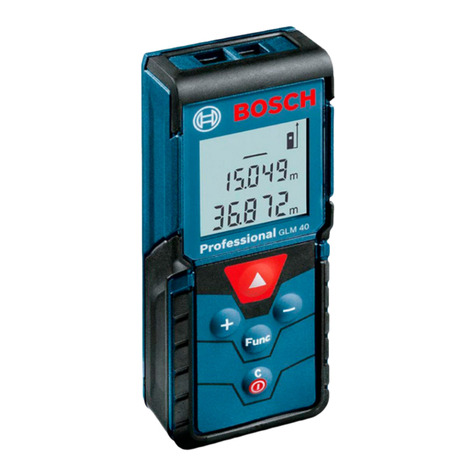 Bosch GLM 40 Original instructions