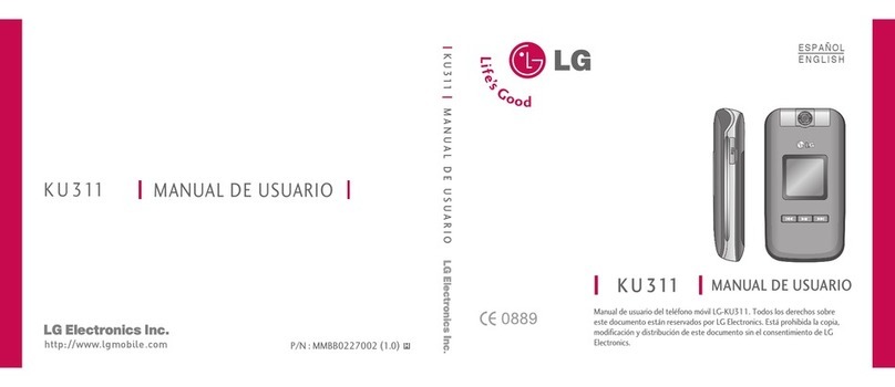 LG KU311 User manual