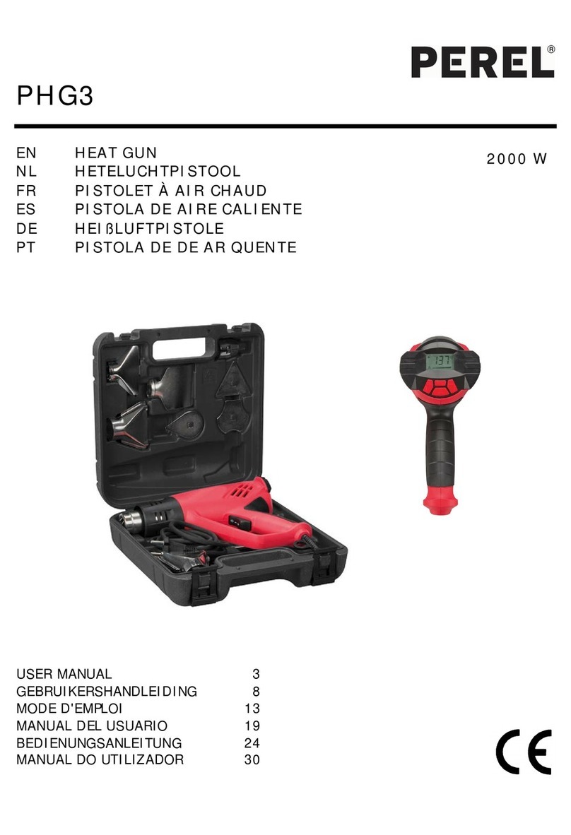 Perel PHG3 User manual