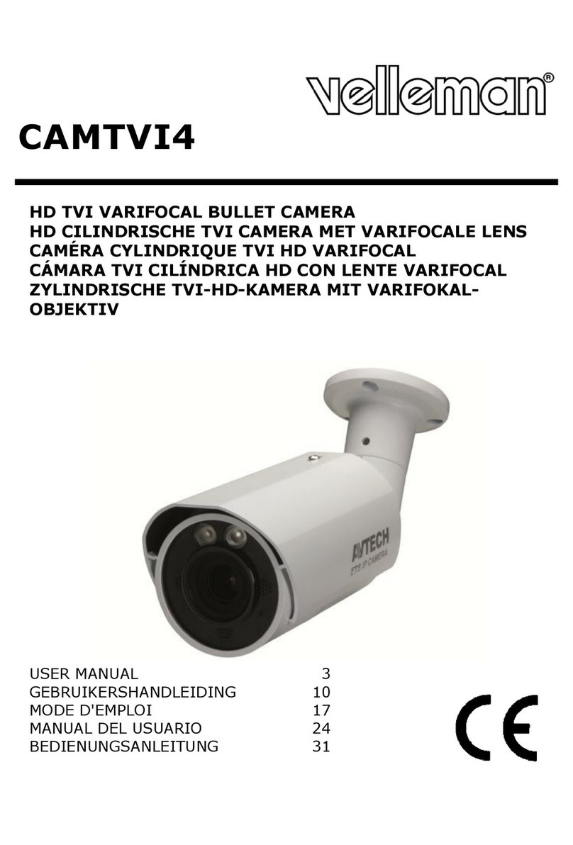 Velleman CAMTVI4 user manual