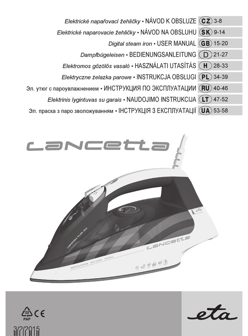 eta Lancetta x283 user manual
