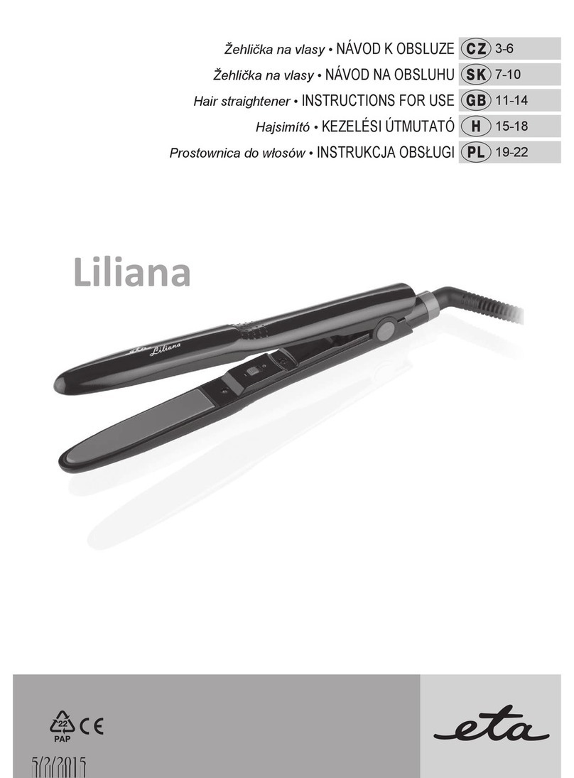 eta Liliana 5336 User manual