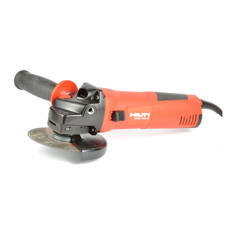 Hilti DCG125-S operating instructions