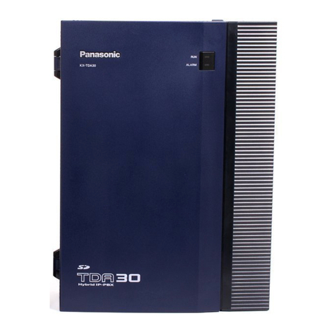Panasonic KX-TDA30 User manual Panasonic KX-TDA30 User manual