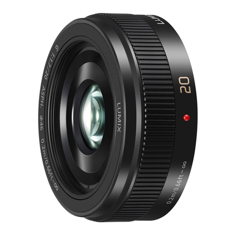 Panasonic Lumix H-H020A User manual