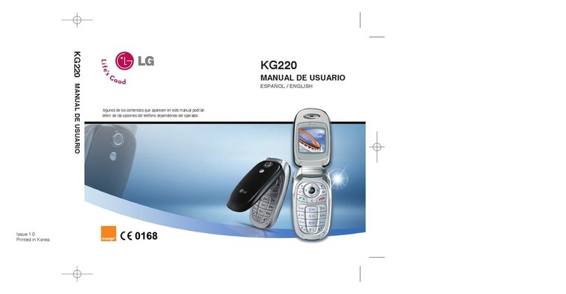 LG KG220 User manual