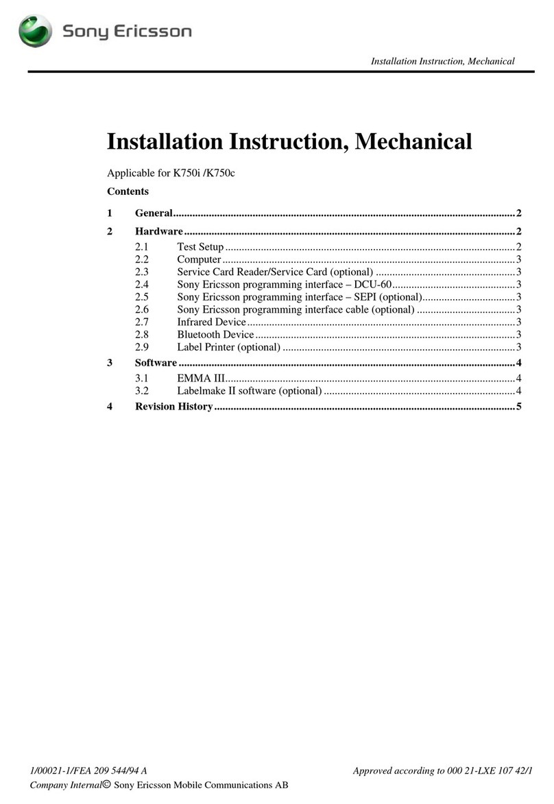 Sony Ericsson K750i User manual