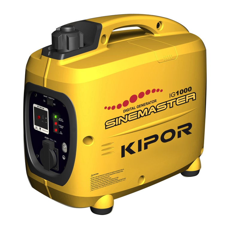 Kipor IG1000 Operation manual
