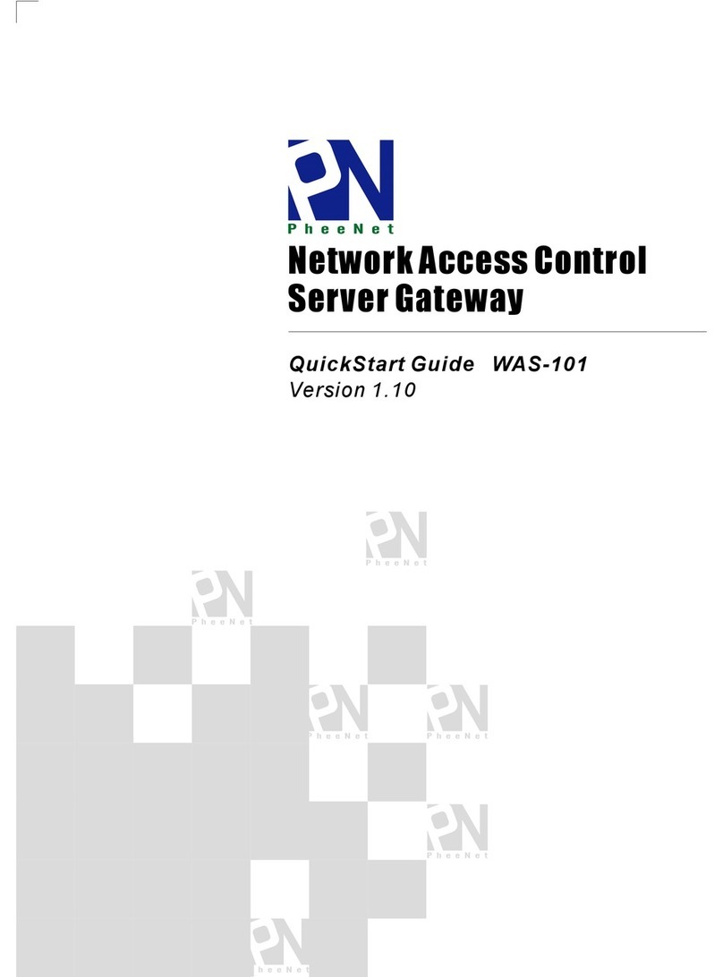 PheeNet WAS-101 quick start guide