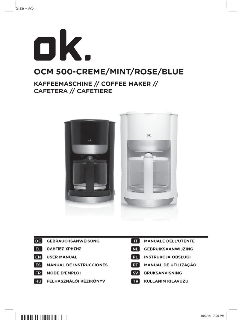 O.K. OCM 500-CREME user manual O.K. OCM 500-CREME user manual