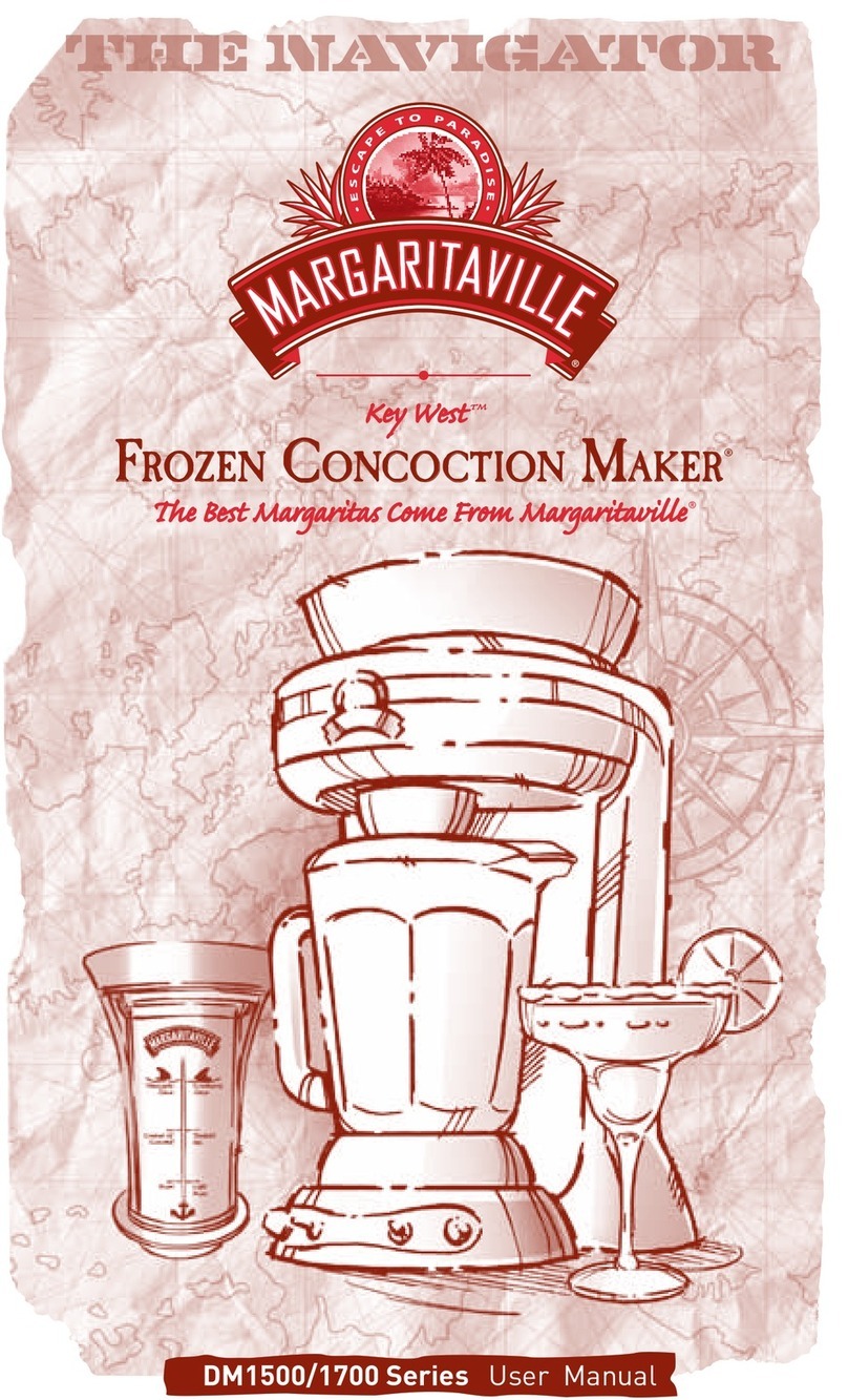Margaritaville DM1500 Series user manual Margaritaville DM1500 Series user manual